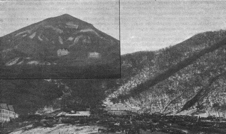 Вид на Второ-Афонский моностырь от подножия Бештау