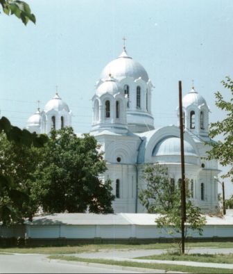 Свято-Никольская церковь г. Прохладный КБР. Строительство начато в 1883 г. освящен в 1886 г. епископом Владикавказским Иосифом